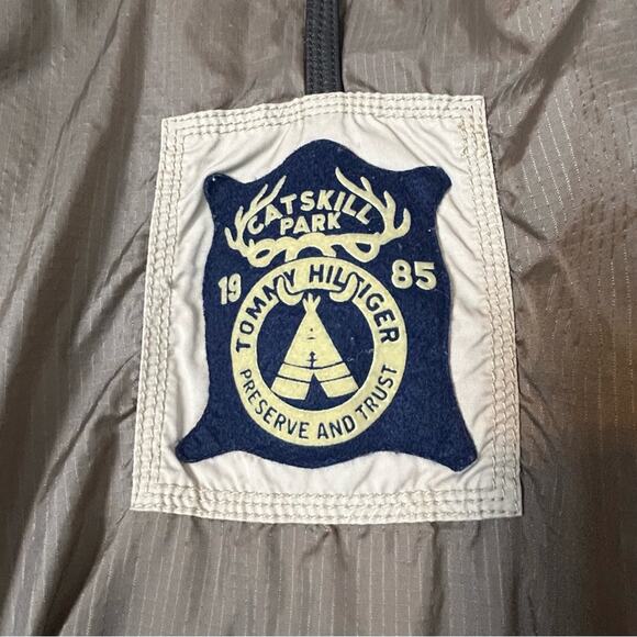 Tommy Hilfiger Coat Jacket Khaki Heavy Outdoor Waterproof Camping Hiking SZ XL - Picture 10 of 14